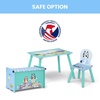 image:imageDelta Children Disney Minnie Mouse 3Piece Toddler Playroom Set Includes Table Chair and Toy Box PinkBluey