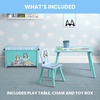 image:imageDelta Children Disney Minnie Mouse 3Piece Toddler Playroom Set Includes Table Chair and Toy Box PinkBluey
