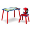 image:imageDelta Children Disney Minnie Mouse 3Piece Toddler Playroom Set Includes Table Chair and Toy Box PinkMarvel Spidey and His Amazing Friends