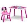 image:imageDelta Children Disney Minnie Mouse 3Piece Toddler Playroom Set Includes Table Chair and Toy Box PinkMinnie Mouse