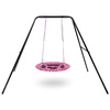 image:imageDelta Children Disney Minnie Mouse 40Inch Saucer Swing for Kids  Attaches to Swing Sets or Trees  Includes All Necessary Hanging Hardware amp Rope