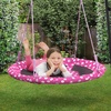 image:imageDelta Children Disney Minnie Mouse 40Inch Saucer Swing for Kids  Attaches to Swing Sets or Trees  Includes All Necessary Hanging Hardware amp Rope