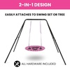 image:imageDelta Children Disney Minnie Mouse 40Inch Saucer Swing for Kids  Attaches to Swing Sets or Trees  Includes All Necessary Hanging Hardware amp Rope