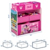 image:imageDelta Children Disney Minnie Mouse 6 Bin Design and Store Toy OrganizerMinnie Mouse  Dotty About Dots