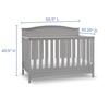 image:imageDelta Children Emery 4in1 Convertible Baby Crib  Greenguard Gold Certified WhiteGrey