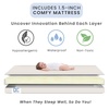 image:imageDelta Children Emery Mini Convertible Baby Crib with 275inch Mattress Grey