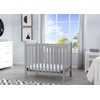 image:imageDelta Children Emery Mini Convertible Baby Crib with 275inch Mattress Grey
