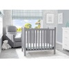 image:imageDelta Children Emery Mini Convertible Baby Crib with 275inch Mattress Grey