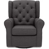 image:imageDelta Children Emma Nursery Glider Swivel Rocker Chair Greenguard Gold Certified French GreyCharcoal