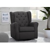 image:imageDelta Children Emma Nursery Glider Swivel Rocker Chair Greenguard Gold Certified French GreyCharcoal