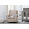 image:imageDelta Children Emma Nursery Glider Swivel Rocker Chair Greenguard Gold Certified French GreyFlax