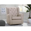 image:imageDelta Children Emma Nursery Glider Swivel Rocker Chair Greenguard Gold Certified French GreyFlax