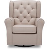 image:imageDelta Children Emma Nursery Glider Swivel Rocker Chair Greenguard Gold Certified French GreyFlax