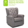image:imageDelta Children Emma Nursery Glider Swivel Rocker Chair Greenguard Gold Certified French GreyFrench Grey