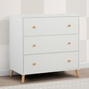 image:imageDelta Children Essex 3 Drawer Dresser with Interlocking Drawers Bianca WhiteNaturalBianca WhiteNatural