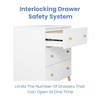 image:imageDelta Children Essex 3 Drawer Dresser with Interlocking Drawers Bianca WhiteNaturalBianca WhiteNatural