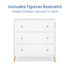 image:imageDelta Children Essex 3 Drawer Dresser with Interlocking Drawers Bianca WhiteNaturalBianca WhiteNatural