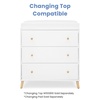 image:imageDelta Children Essex 3 Drawer Dresser with Interlocking Drawers Bianca WhiteNaturalBianca WhiteNatural
