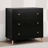 image:imageDelta Children Essex 3 Drawer Dresser with Interlocking Drawers Bianca WhiteNaturalEbonyNatural