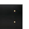 image:imageDelta Children Essex 3 Drawer Dresser with Interlocking Drawers Bianca WhiteNaturalEbonyNatural