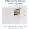 image:imageDelta Children Essex 6 Drawer Dresser BlackNaturalBianca WhiteNatural