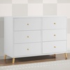 image:imageDelta Children Essex 6 Drawer Dresser BlackNaturalBianca WhiteNatural