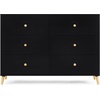 image:imageDelta Children Essex 6 Drawer Dresser BlackNaturalBlackNatural