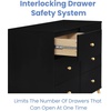 image:imageDelta Children Essex 6 Drawer Dresser BlackNaturalBlackNatural