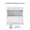 image:imageDelta Children Essex Convertible Changing Table with Drawer EbonyNaturalBianca WhiteNatural