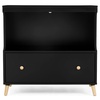 image:imageDelta Children Essex Convertible Changing Table with Drawer EbonyNaturalEbonyNatural