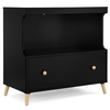 image:imageDelta Children Essex Convertible Changing Table with Drawer EbonyNaturalEbonyNatural
