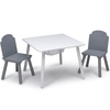 image:imageDelta Children Finn Table and Chair Set with Storage WhiteGrey