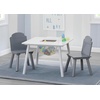 image:imageDelta Children Finn Table and Chair Set with Storage WhiteGrey