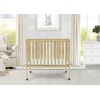 image:imageDelta Children Folding Portable Mini Baby Crib with 15inch Mattress  Greenguard Gold Certified WhiteNatural