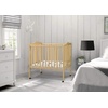 image:imageDelta Children Folding Portable Mini Baby Crib with 15inch Mattress  Greenguard Gold Certified WhiteNatural