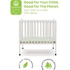 image:imageDelta Children Folding Portable Mini Baby Crib with 15inch Mattress  Greenguard Gold Certified WhiteWhite