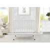 image:imageDelta Children Folding Portable Mini Baby Crib with 15inch Mattress  Greenguard Gold Certified WhiteWhite