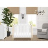 image:imageDelta Children Gio Mini Crib with 275 Mattress Included EbonyNaturalBianca WhiteNatural