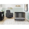image:imageDelta Children Gio Mini Crib with 275 Mattress Included EbonyNaturalEbonyNatural