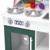 image:imageDelta Children Gourmet AllinOne Corner Play Kitchen  Toy Kitchen Playset with Safe amp Heatless Stove with Lights Oven Sink FridgeFreezer with Ice Maker and 20 Accessories NaturalWhiteGreen