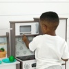 image:imageDelta Children Gourmet AllinOne Corner Play Kitchen  Toy Kitchen Playset with Safe amp Heatless Stove with Lights Oven Sink FridgeFreezer with Ice Maker and 20 Accessories NaturalWhiteNaturalWhite