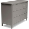 image:imageDelta Children Haven 6 Drawer Dresser with Interlocking Drawers  Greenguard Gold Certified WhiteGrey