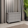 image:imageDelta Children Haven 6 Drawer Dresser with Interlocking Drawers  Greenguard Gold Certified WhiteGrey