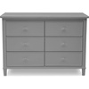 image:imageDelta Children Haven 6 Drawer Dresser with Interlocking Drawers  Greenguard Gold Certified WhiteGrey