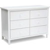image:imageDelta Children Haven 6 Drawer Dresser with Interlocking Drawers  Greenguard Gold Certified WhiteWhite