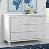 image:imageDelta Children Haven 6 Drawer Dresser with Interlocking Drawers  Greenguard Gold Certified WhiteWhite