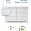 image:imageDelta Children Haven 6 Drawer Dresser with Interlocking Drawers  Greenguard Gold Certified WhiteWhite