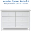 image:imageDelta Children Haven 6 Drawer Dresser with Interlocking Drawers  Greenguard Gold Certified WhiteWhite