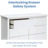 image:imageDelta Children Haven 6 Drawer Dresser with Interlocking Drawers  Greenguard Gold Certified WhiteWhite