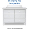 image:imageDelta Children Haven 6 Drawer Dresser with Interlocking Drawers  Greenguard Gold Certified WhiteWhite